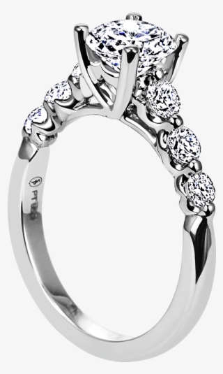 Click To Zoom - Seven Diamond Engagement Ring