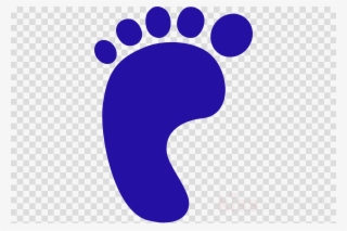 Foot Print Clipart Dinosaur Footprints Bigfoot - Vector Graphics