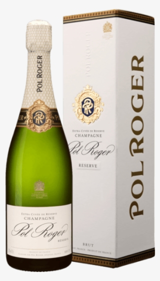 Champagne Pol Roger Brut Reserve In Gift Box - Pol Roger Brut Reserve Non Vintage Champagne