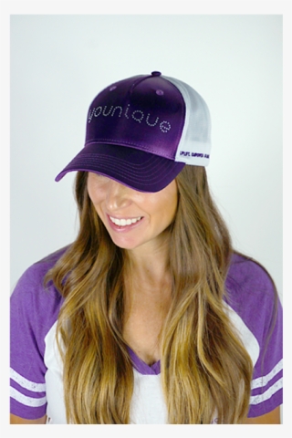 Younique Purple Metallic Hat - Hat