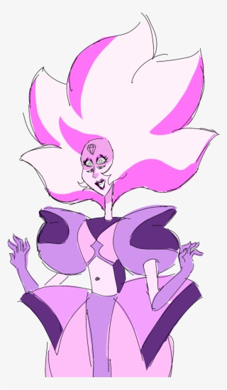 An Sketchy Sketch Of Bubblegum Diamond Inspired By - Purple Diamond Steven Universe Gaartes