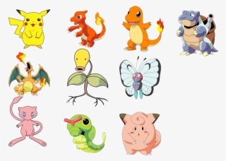 Pokemon Characters Png Transparent Image