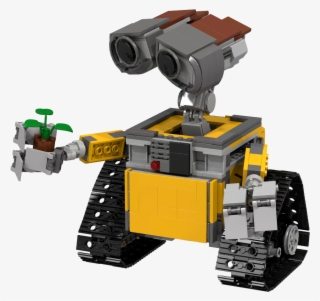 Built And Rendered Wall•e In Lego Digital Designer - Lego Digital Designer Png