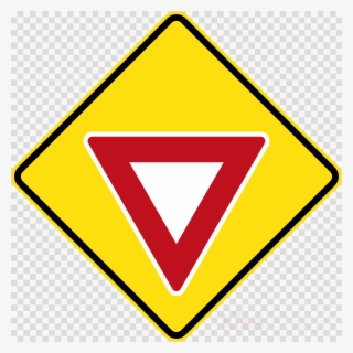 Triangle Clipart Traffic Sign Yield Sign - Clip Art