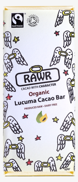Rawr Organic Lucuma Cacao Bar - Raw Chocolate Company - Organic Lucuma Cacao Raw Bar