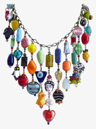 Here Is A Medley Of Wonderful And Diverse Vintage And - Necklace