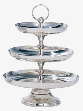 cake stand 3 tiers h 47 cm, trays Ø 35, 30 and 26 cm - centimetre