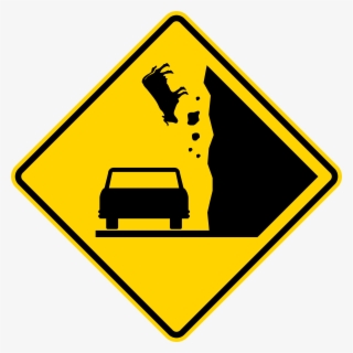Falling Cows Sign - Falling Rock Road Sign