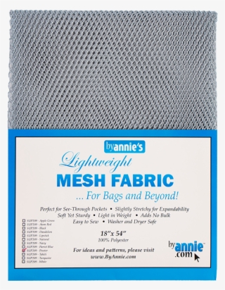 Mesh Lite Weight Pewter - Annies Mesh Fabric Lightweight 18 X 54 Pewter Ltwt