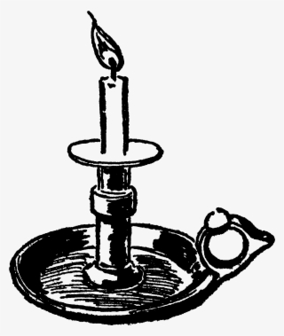 ceremony clipart invitation design - candle illustration
