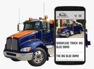 Their New Site Is Responsive, Meaning Users Have An - Trailer Truck