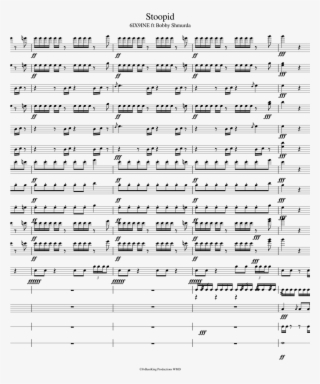 6ix9ine Ft Bobby Shmurda Sheet Music For Clarinet, - Sheet Music