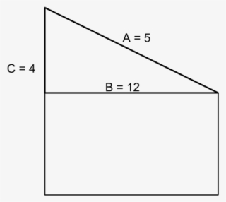 A Right Triangle Has Sides A, B, And C - Diagram