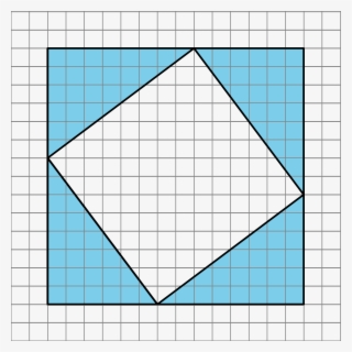 A Square With Side Lengths Of 14 Units On A Square - House