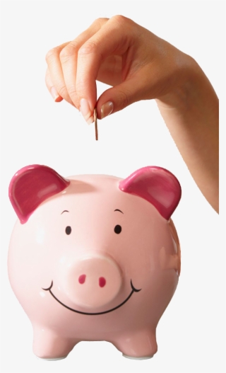 Putting Money In Piggy Bank