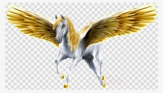 Pegasus Gif Png Clipart Pegasus Unicorn - Gold Unicorn