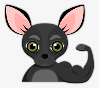 Black Chihuahua Emoji Stickers For Imessage Are You