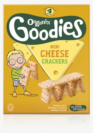 Mini Cheese Crackers - Organix Goodies Cheese Crackers