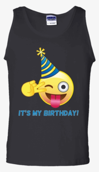 Emoji It's My Birthday Peace Sign With Party Hat T - Rock Lee Gym Shirt