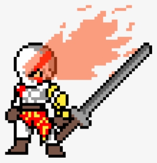 Kratos God Of War Pixel Art - Kratos