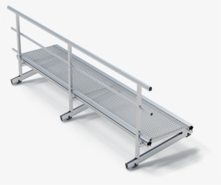 Smartwalk Levelled Single Handrail - Shelf