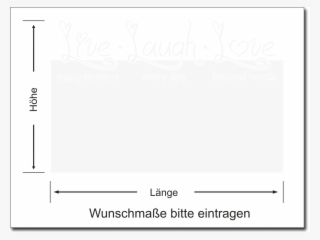 Fensterfolie In Sandstrahloptik Live Laugh Love - Surname