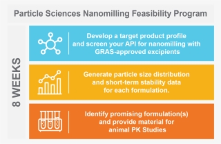 The Particle Sciences Nanomilling Feasibility Program - Particle-size Distribution