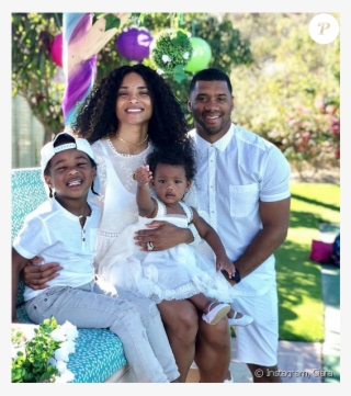 Ciara, Russell Wilson Et Ses Deux Enfants - Ciara And Russell Wilson Daughter