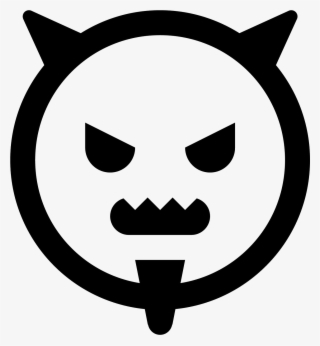 This Icon Is A Round Face That Is Evil - Icon