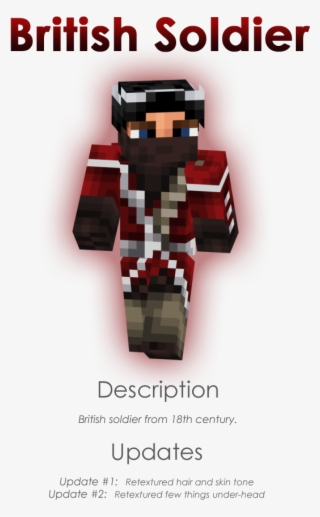 Rhpng - Minecraft British Redcoat Skin