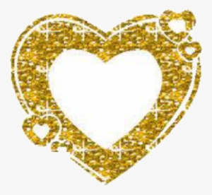 Gold Heart Sponsor - Glitter Hearts