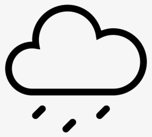 Rain Cloud Icon - Light Rain Icon