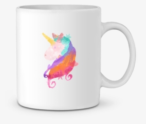 Ceramic Mug Watercolor Unicorn By Pinkglitter - Mug