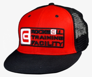 Rtf Snapback Trucker Hat Red/black - Trucker Hat