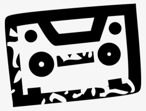Vector Illustration Of Audio Entertainment Analog Cassette - Cassette