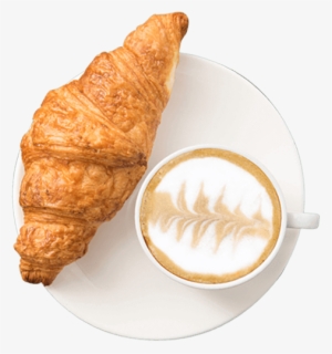 Drink Top View Png - Croissant Top View Png