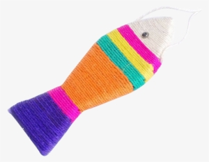 Tang Qi Pet Fish-shaped Sword Wear Natural Sisal Cat - Sock