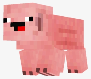 Clipart Pig Minecraft - Transparent Minecraft Pig
