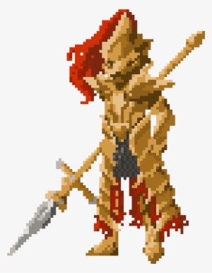 My Favorite Boss Simply Because Of His Armor Design - Dark Souls Pixel Sprite