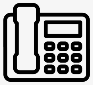 Telephone Top View Vector - Telephone Icon Top View