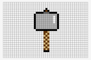 Thor Hammer Pixel Art
