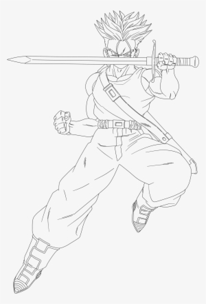 Trunks Sword Drawing - Trunks
