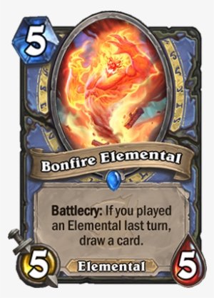 Bonfire Elemental - Hearthstone Elemental