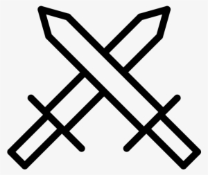Crossed Swords Rubber Stamp - Mechanical Tools Logo Png