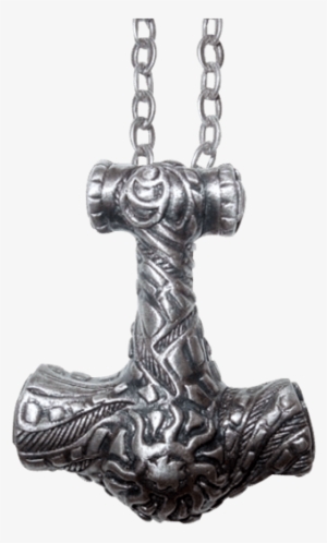 Mjolnir Hammer Necklace - Norse Mythology Thor Amulet