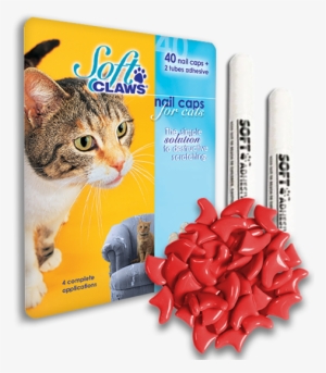 Soft Claws Cat Anti-scratching Solution - Soft Claws Nail Caps: Blue: Small