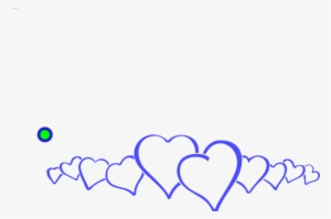 Vector Hearts Wave - Wedding Banner Clip Art