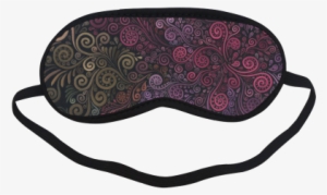 Psychedelic 3d Rose Sleeping Mask - Blindfold