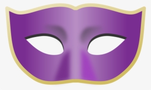 Masks Clipart Purple - Purple