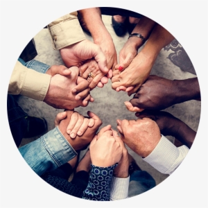 Focus - Group Praying Hands